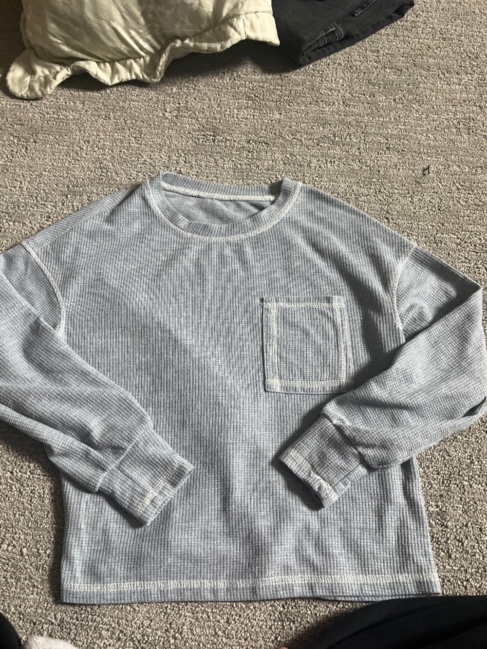Women’s Long Sleeve Waffle Top size xs